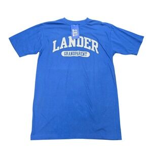 TRT Classics Lander Grandparent T-Shirt Men's Size Medium Royal Blue Graphic NWT